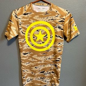 Under Armour Boys Captain America compression shirt
